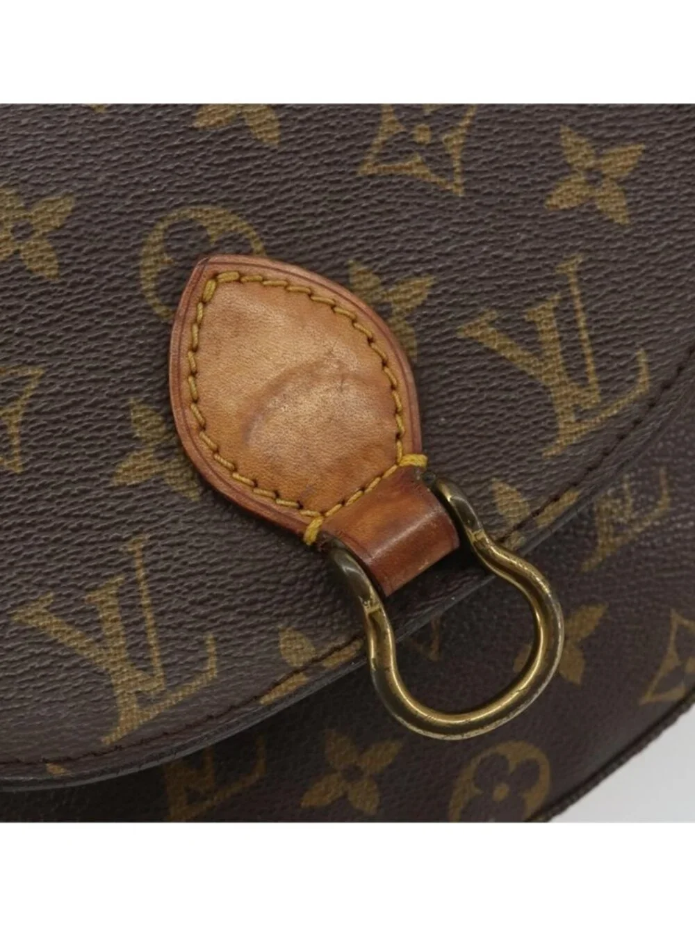 Authentic LOUIS VUITTON Monogram Saint Cloud PM Shoulder Bag M51244 LV